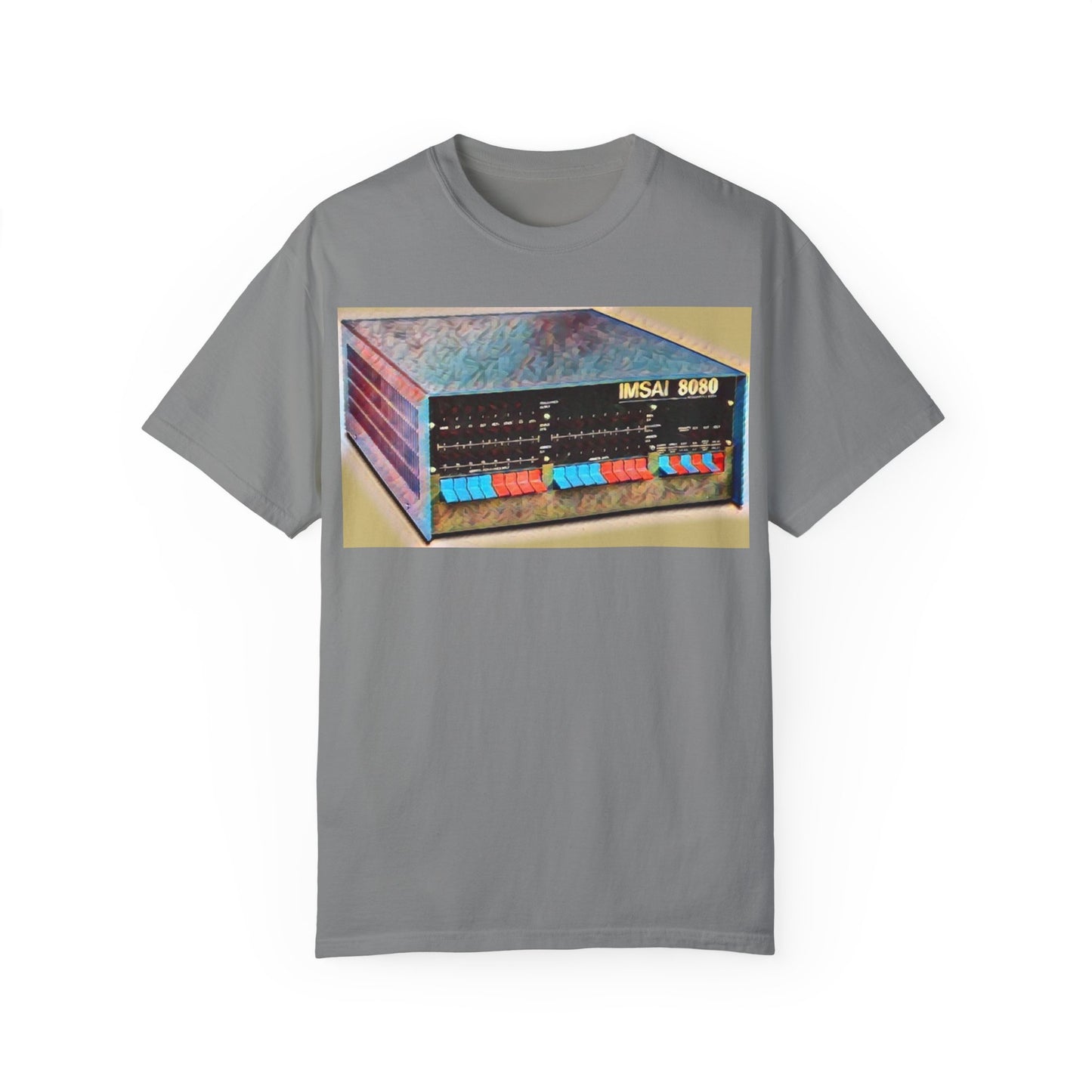 IMSAI 8080 Computer T-Shirt - Paint Art Color