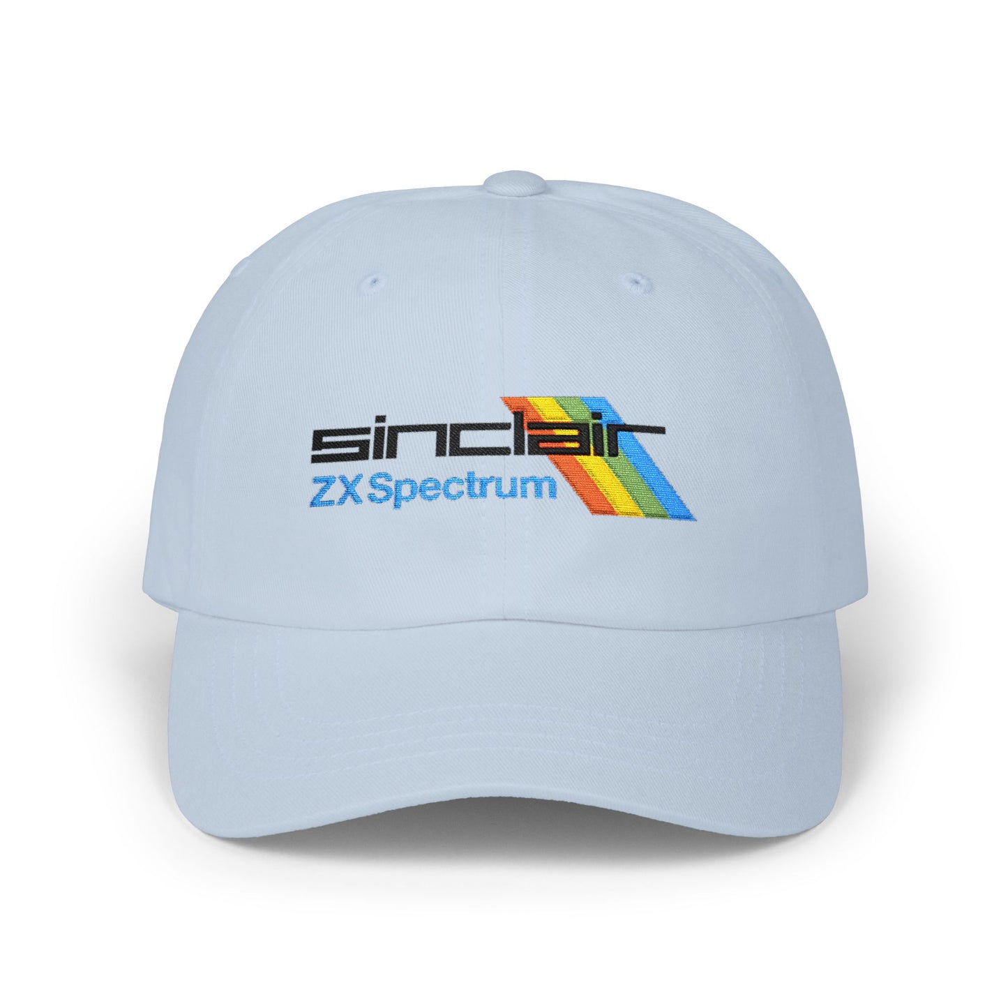 Spectrum Computer Cap with Retro Red Winged Snake Logo - Vintage Athletic Baseball Hat