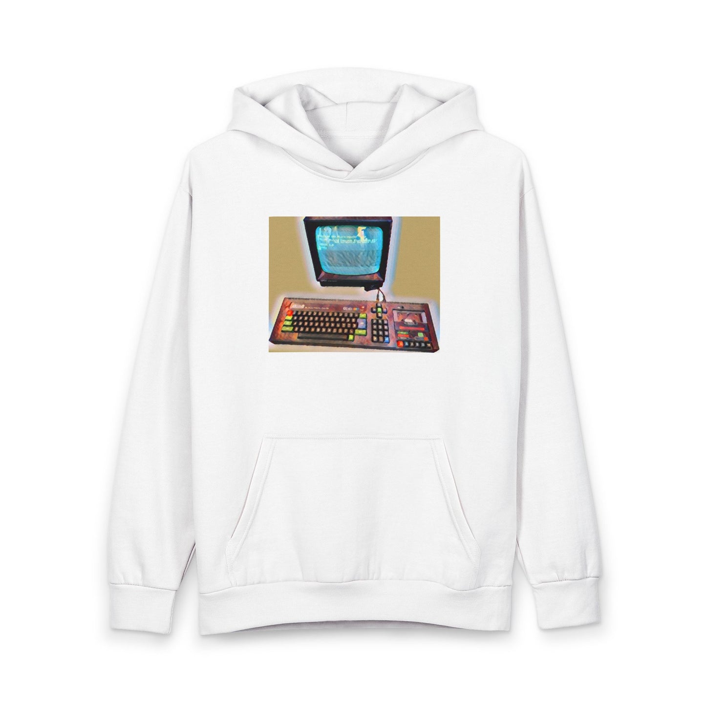 Retro Computer Hoodie — Vintage CPC-464 Graphic Pullover