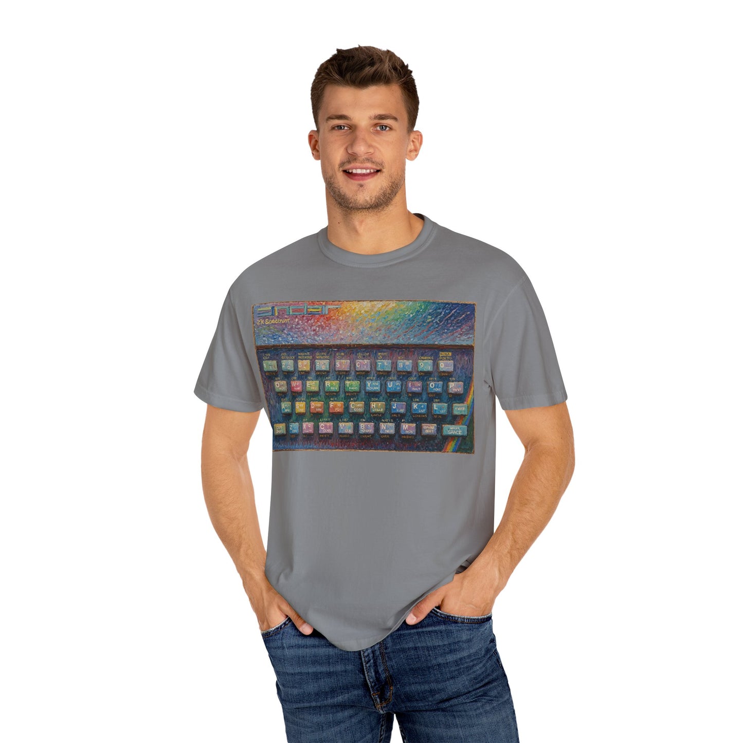Sinclair Spectrum T-Shirt - Oil Paint Art Color