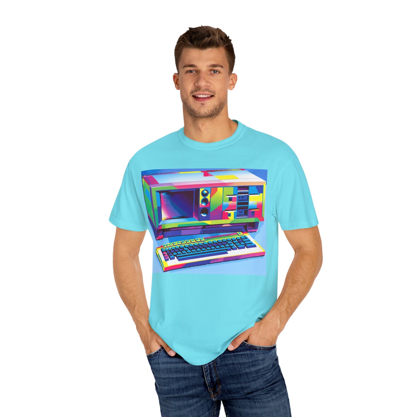 Classic Hyperion Portable PC T-Shirt - Print Art Multi-Color