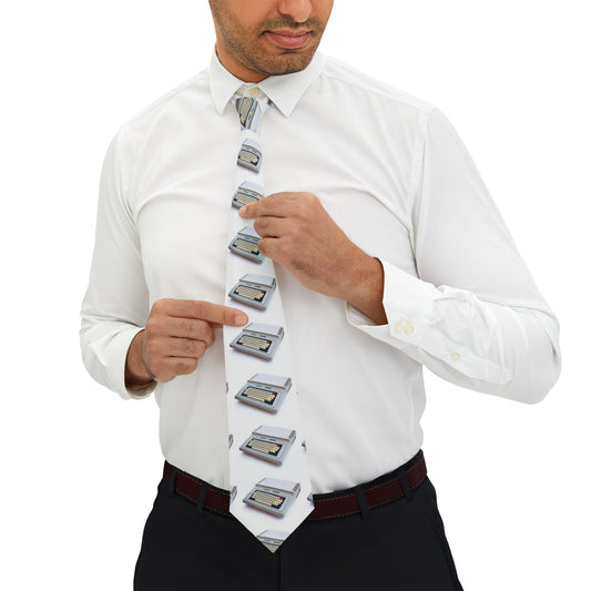 TRS-80 CoCo Necktie | Vintage Style Accessory for Men, Gamer Gift, Formal Wear, Office Attire, Party Tie, Easter Celebration