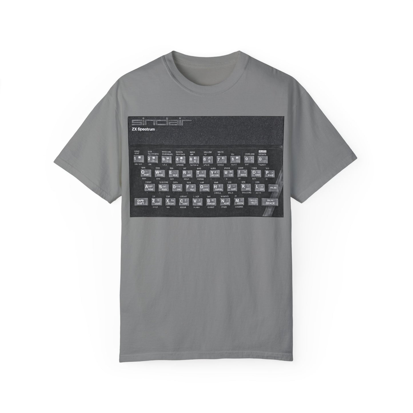 Sinclair Spectrum T-Shirt - Print Art Monochrome