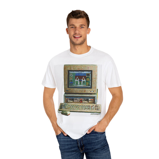 Classic business machine inspired T-Shirt  | Oil Paint Art | Ideal for tech enthusiasts and collectors