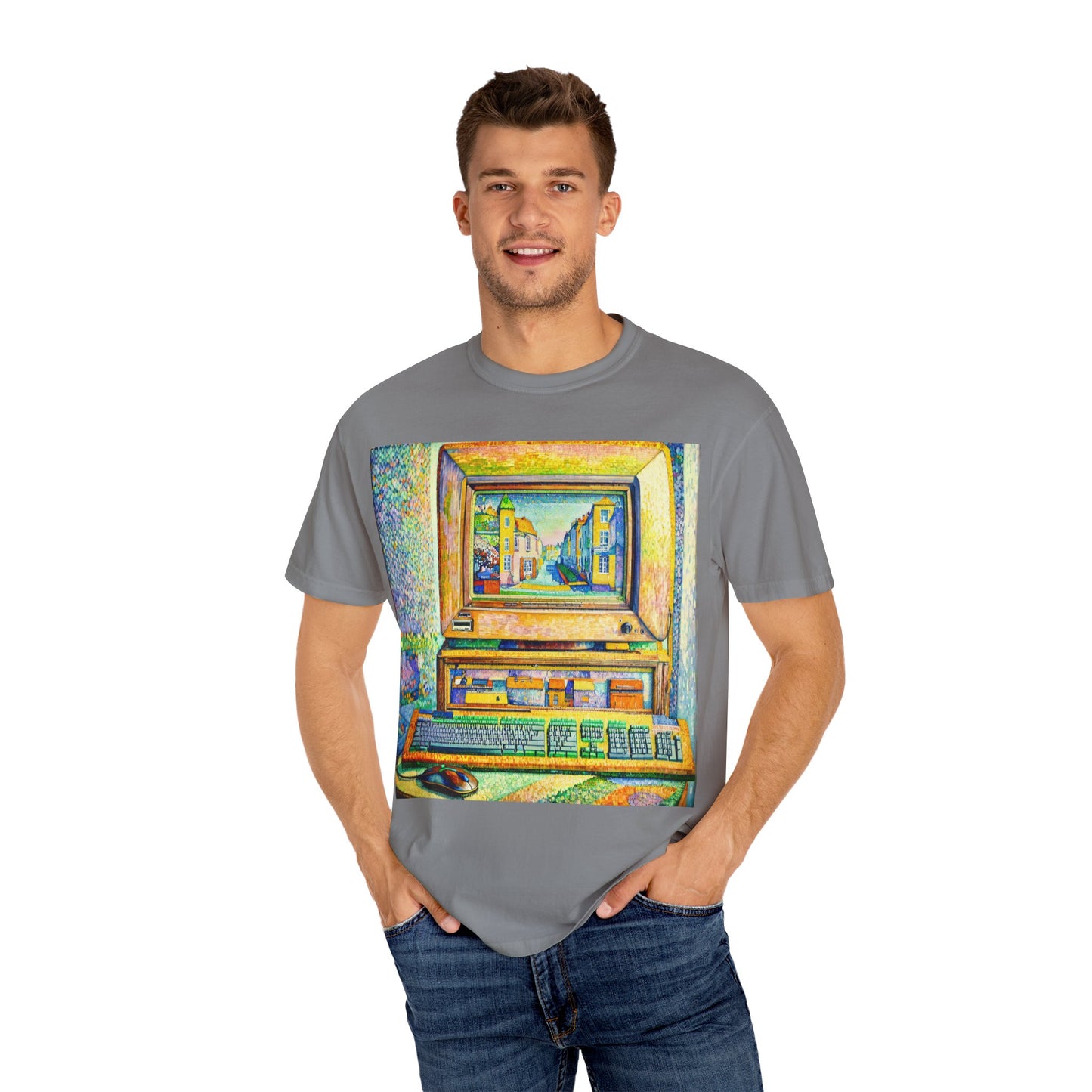 Classic business machine inspired T-Shirt  | Modern Art | Ideal for tech enthusiasts and collectors