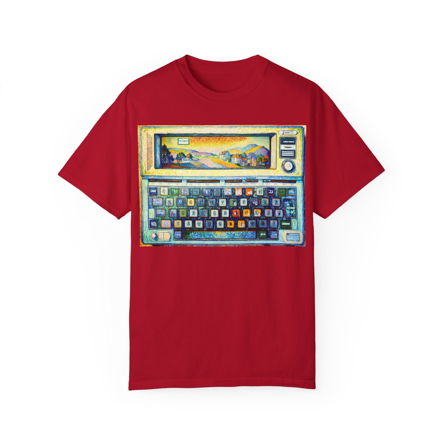 Classic Laptop PC T-Shirt - Paint Art Classic