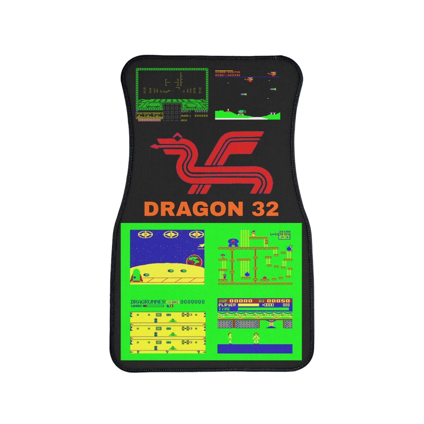 DRAGON 32 Computer Inspired Car Floor Mat