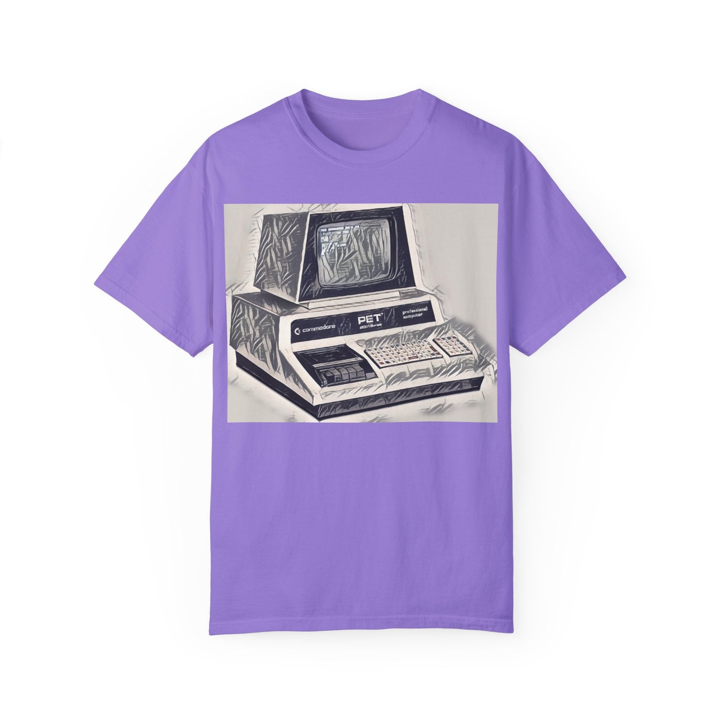 PET Computer T-Shirt - Ink Art Monochrome