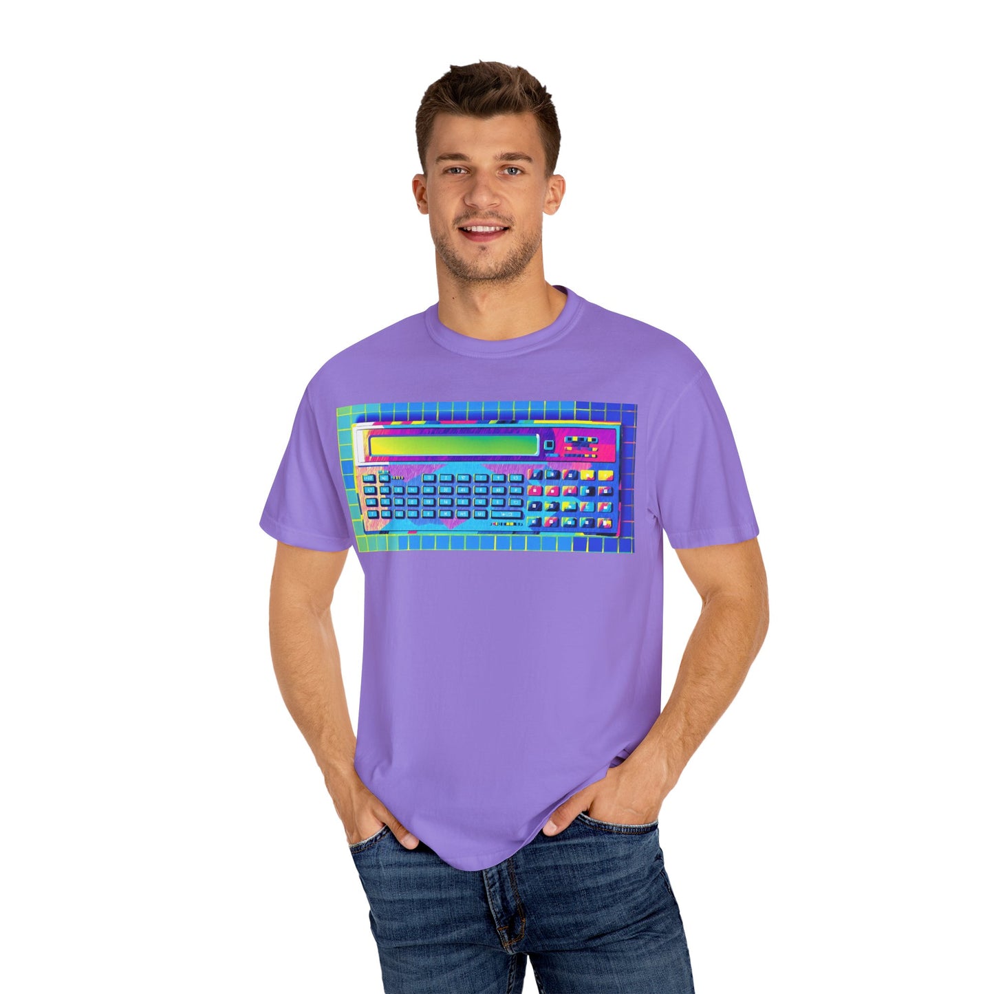 Classic Pocket PC T-Shirt - Modern Art Multi-Color