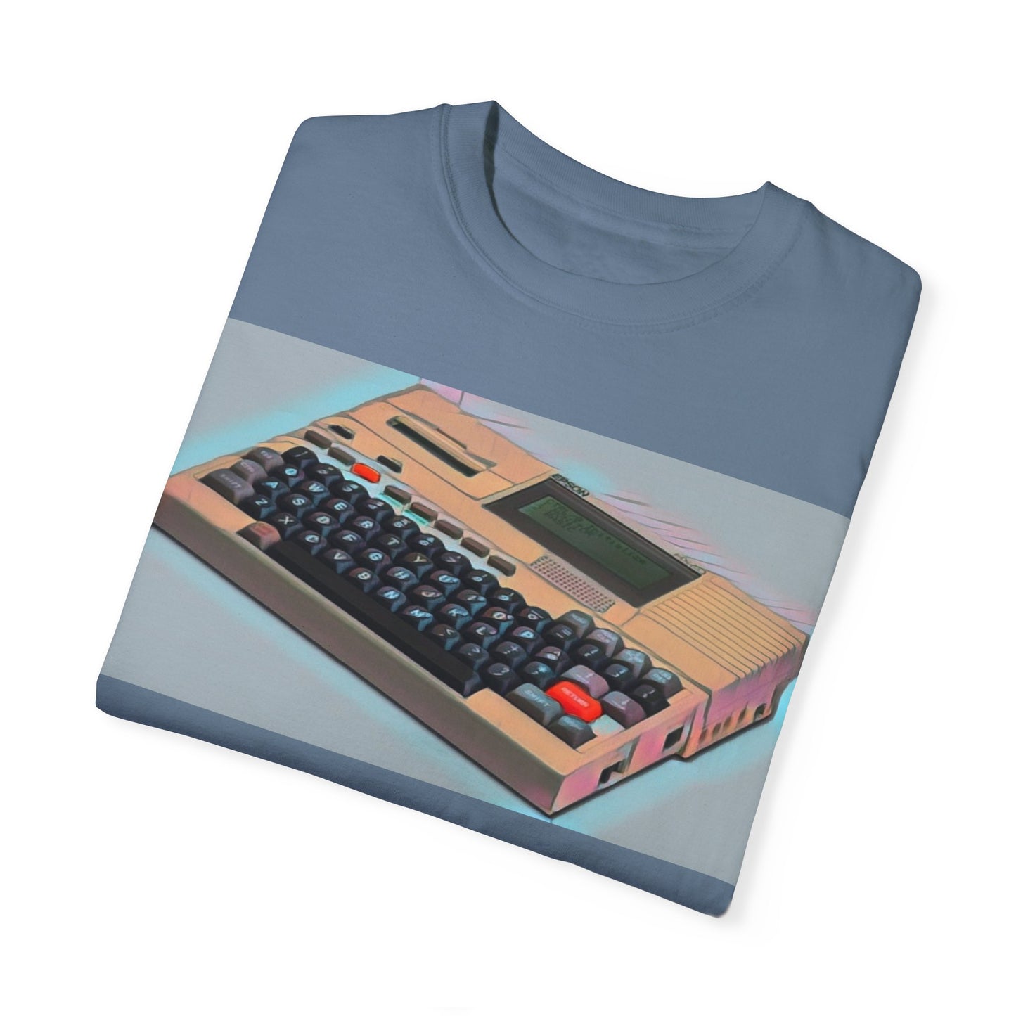 Classic Laptop Computer T-Shirt - Modern Art Color