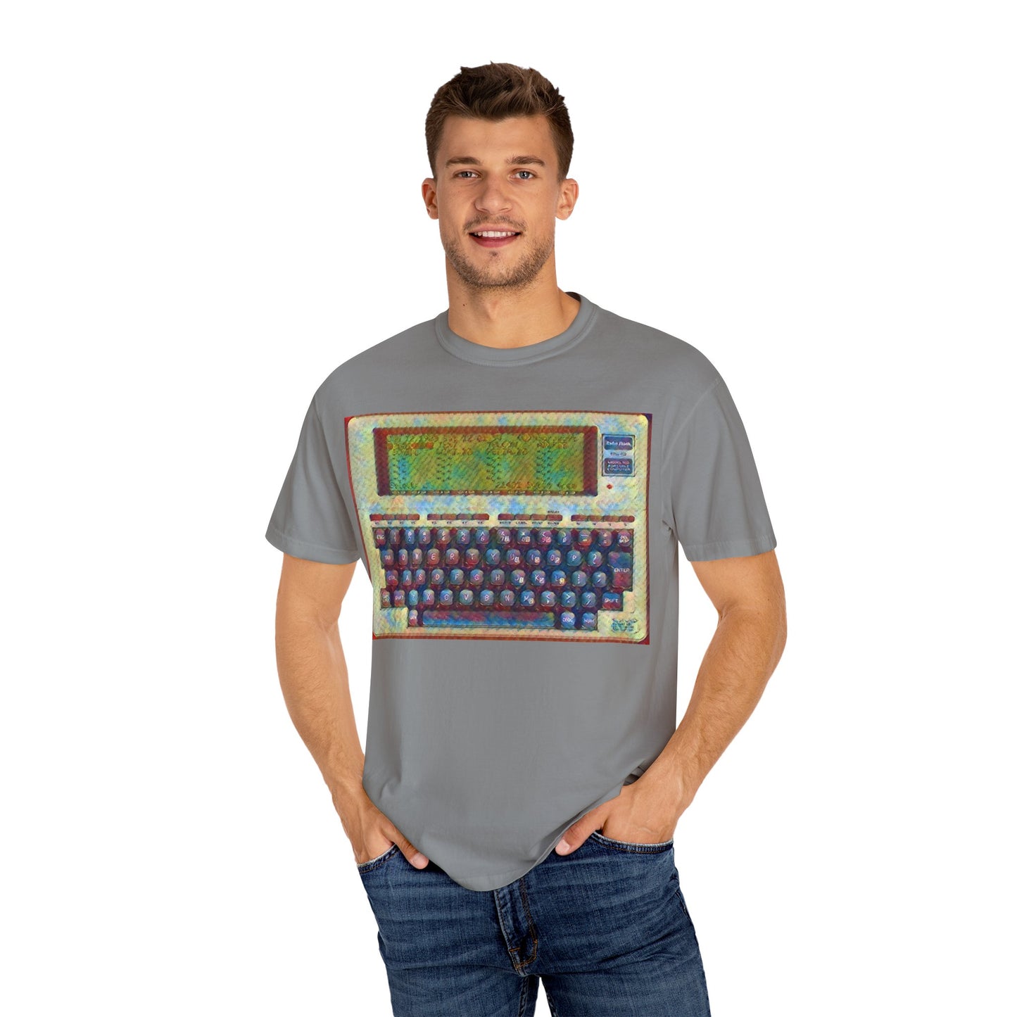 Classic Laptop PC T-Shirt - Paint Art Color
