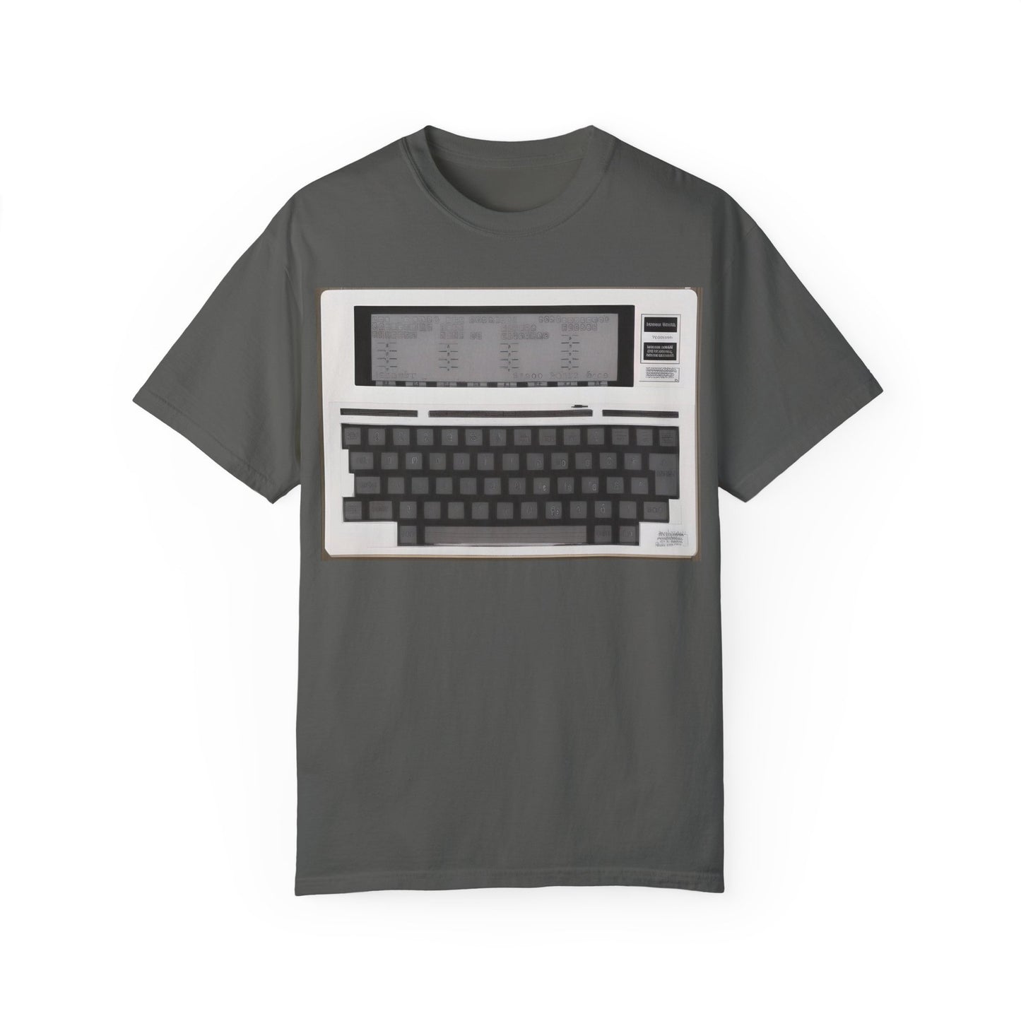 Classic Laptop PC T-Shirt - Print Art Monochrome