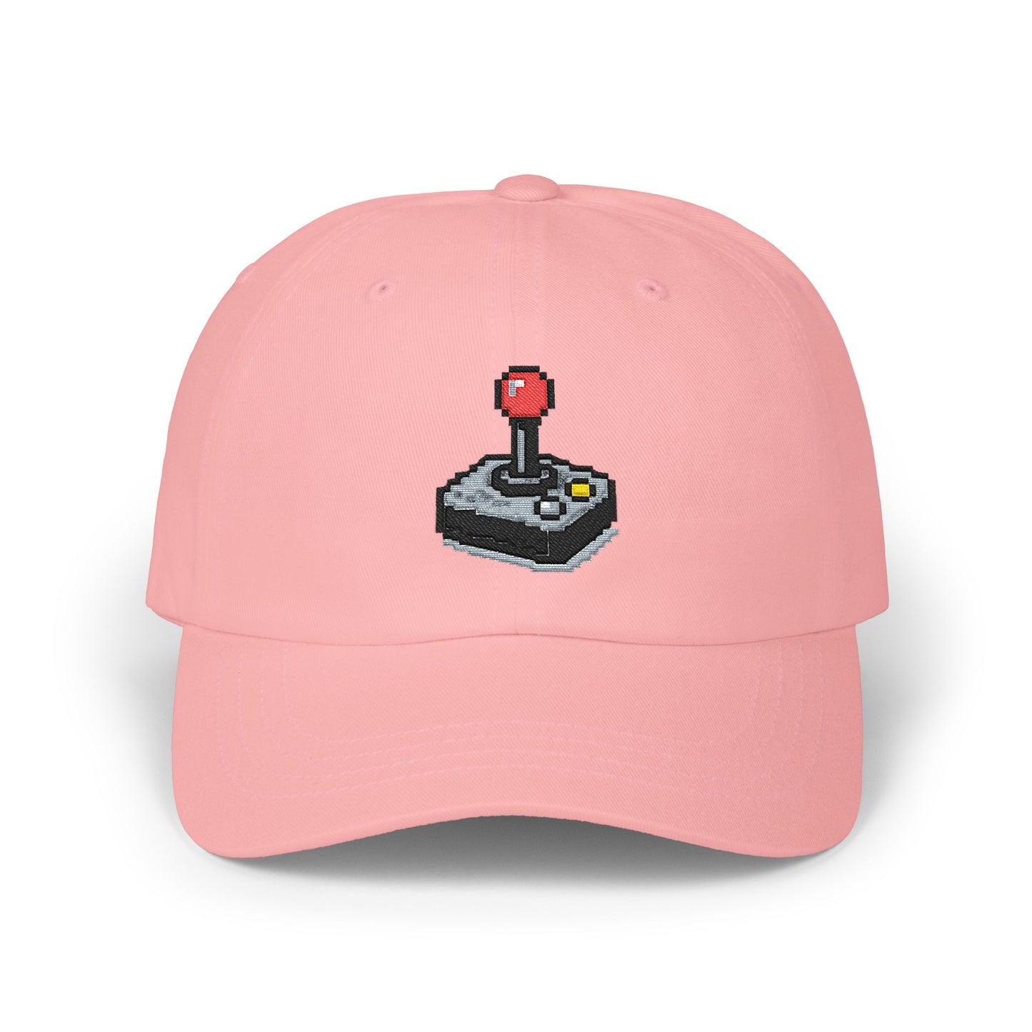 Game Controller Themed Computer Cap with Retro Red Winged Snake Logo - Vintage Athletic Baseball Hat