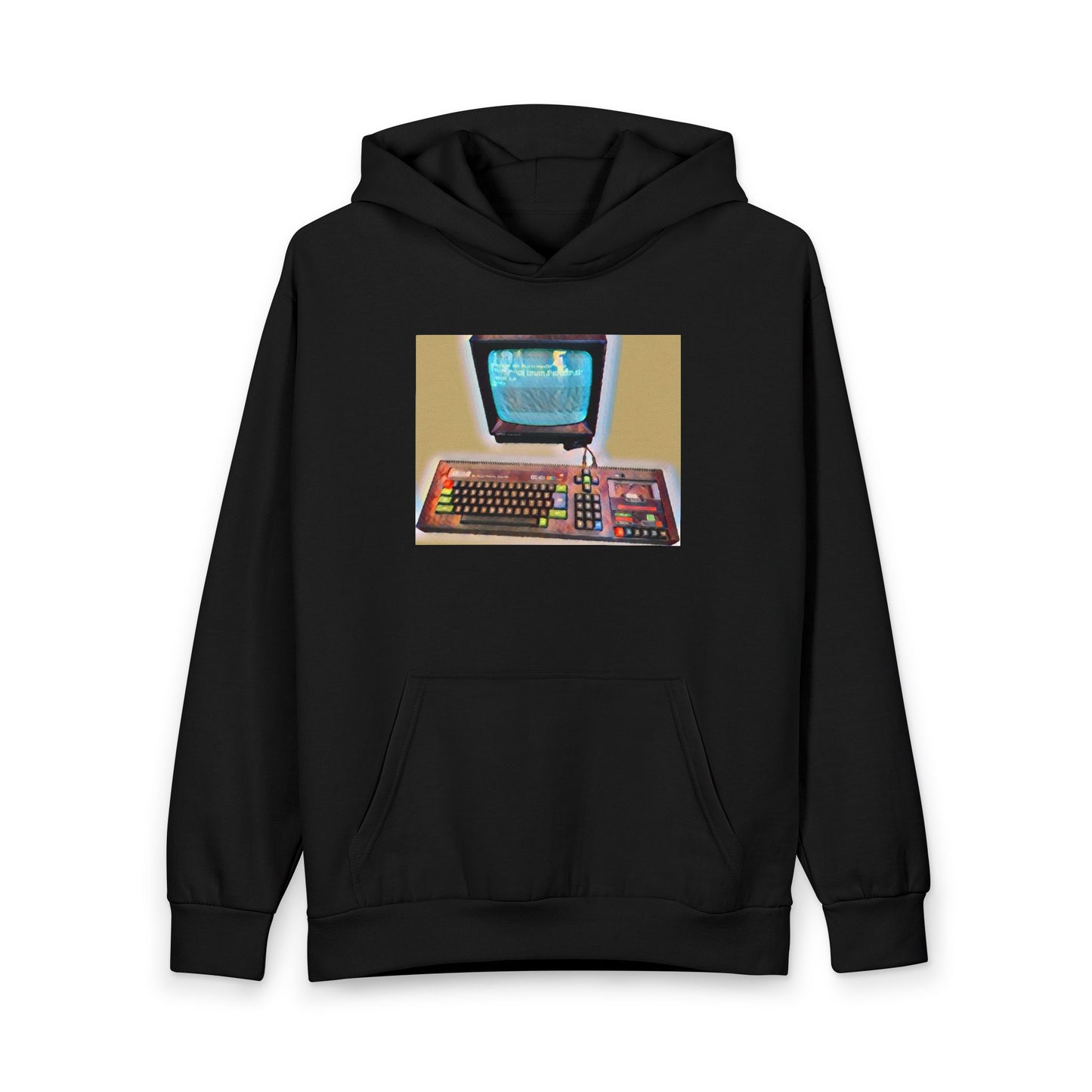 Retro Computer Hoodie — Vintage CPC-464 Graphic Pullover