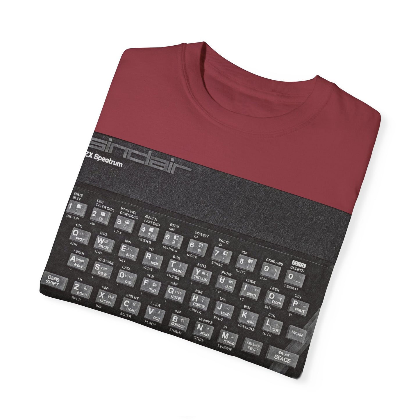 Sinclair Spectrum T-Shirt - Print Art Monochrome