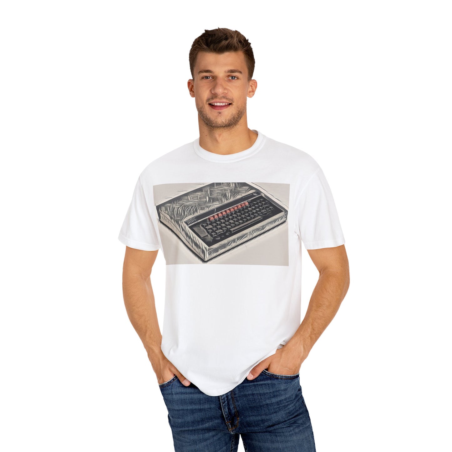 Classic Micro Computer T-Shirt - Ink Art Limited Color