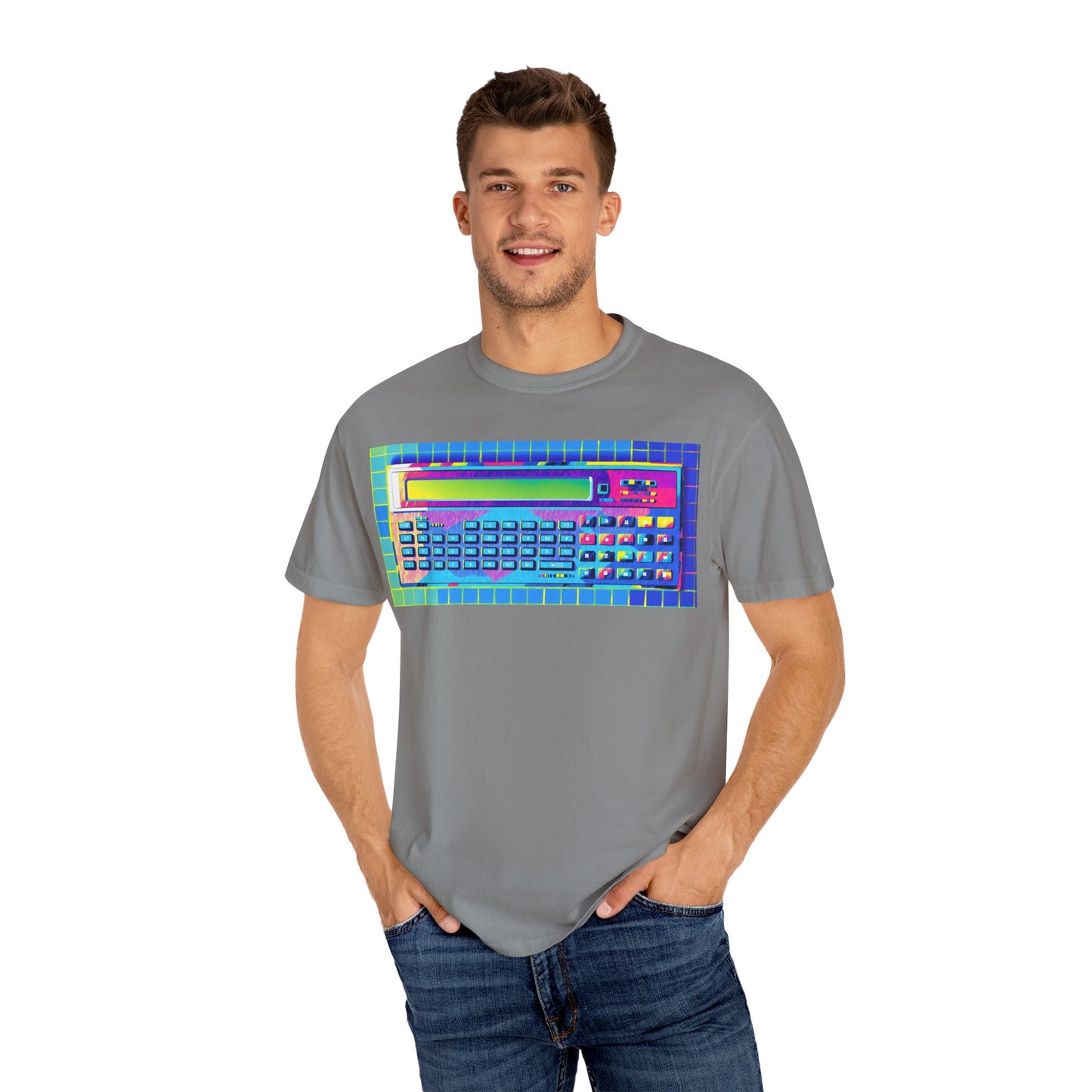 Classic Pocket PC T-Shirt - Modern Art Multi-Color