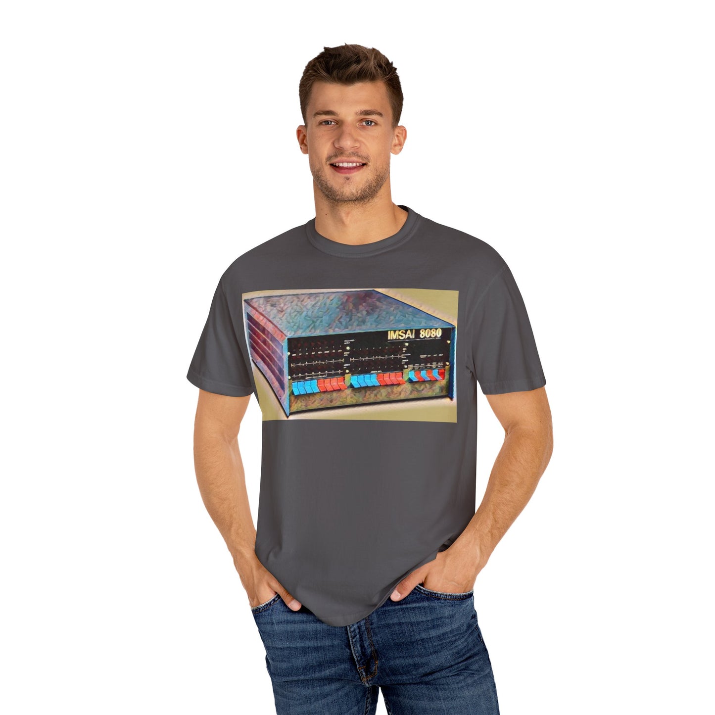 IMSAI 8080 Computer T-Shirt - Paint Art Color