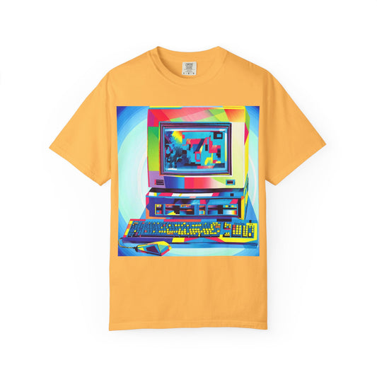 Classic business machine inspired T-Shirt  | Multi-Color Art | Ideal for tech enthusiasts and collectors