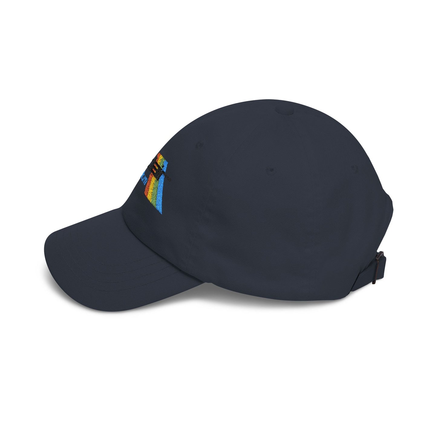 Spectrum Computer Cap with Retro Red Winged Snake Logo - Vintage Athletic Baseball Hat