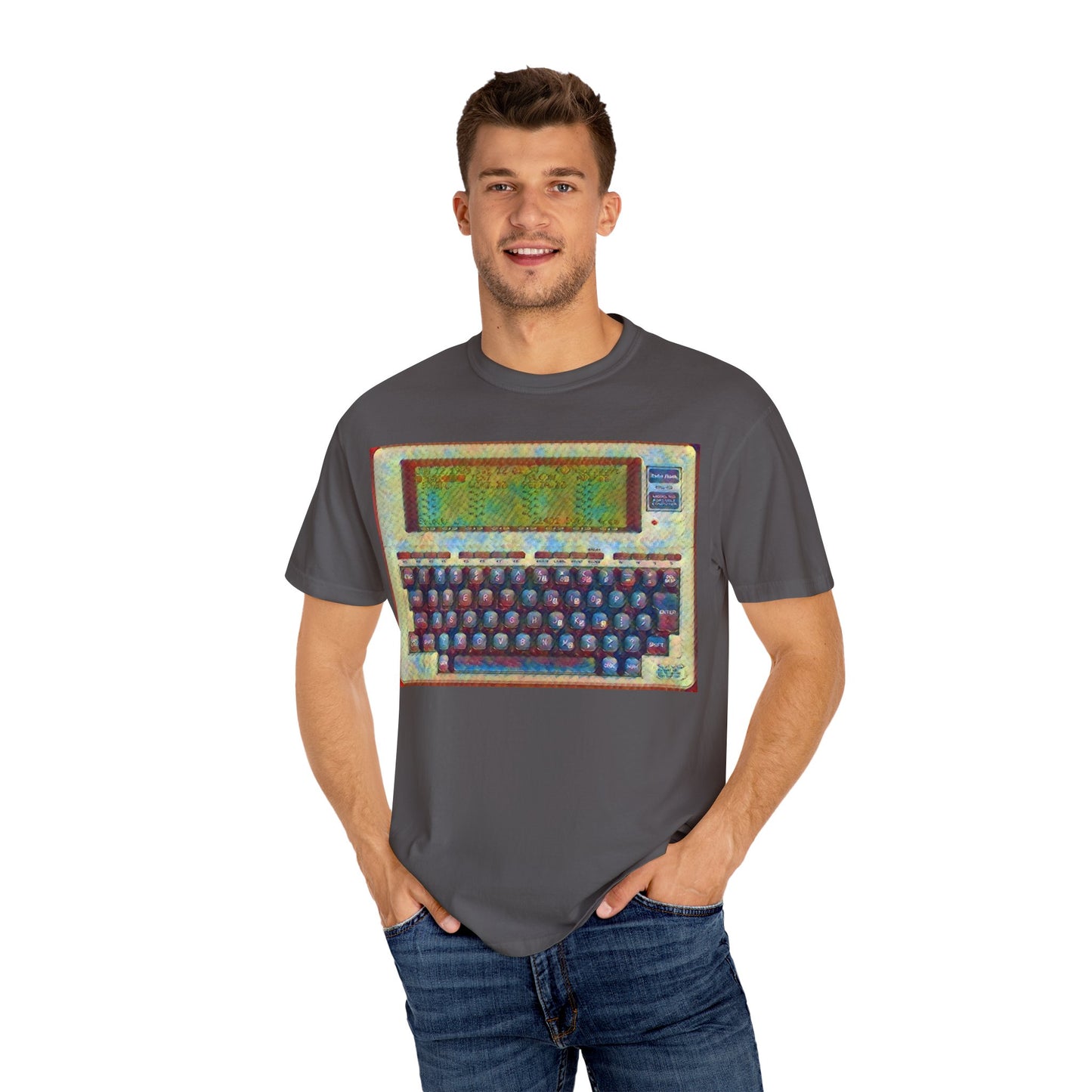 Classic Laptop PC T-Shirt - Paint Art Color