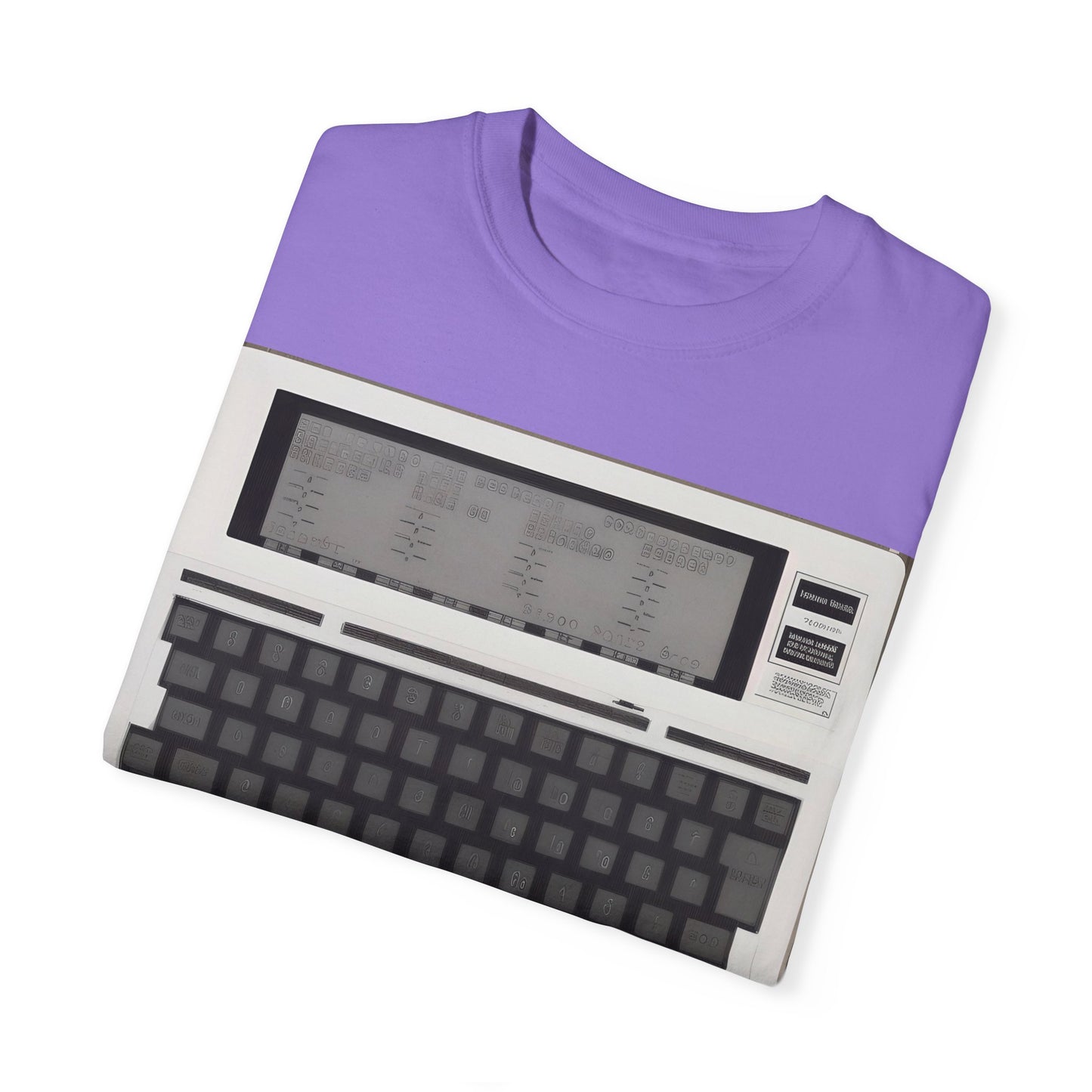 Classic Laptop PC T-Shirt - Print Art Monochrome
