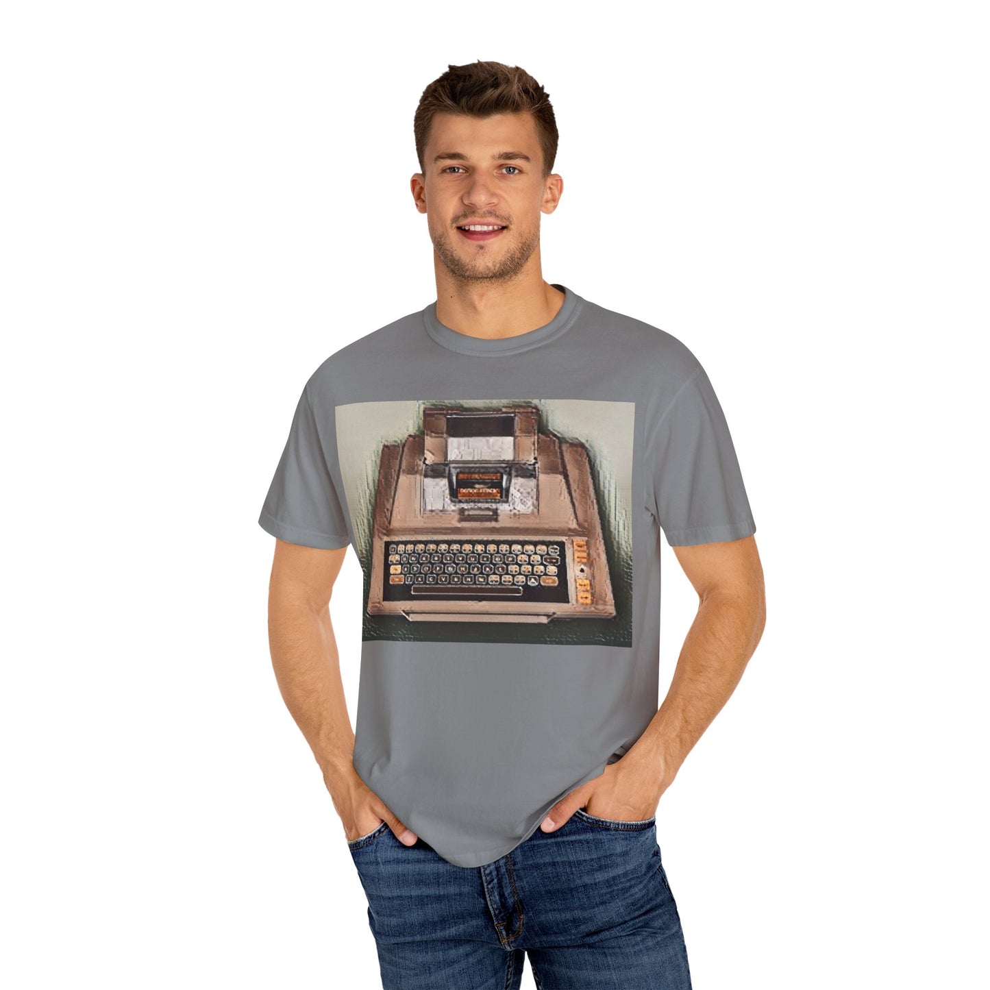 Classic 8 Bit Home Entertainment System T-Shirt   in Print Art Color | Ideal for tech enthusiasts and collectors