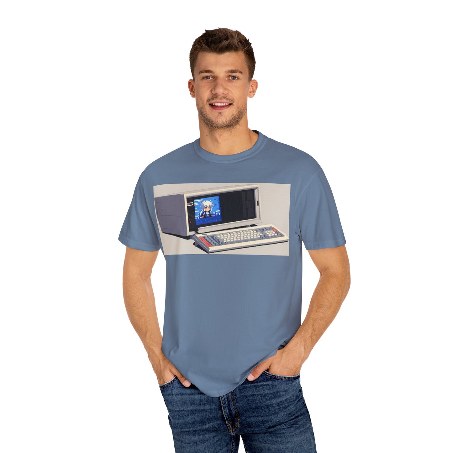 Classic Luggable PC T-Shirt - Pixel Art Color
