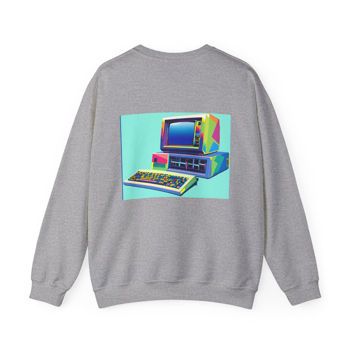 Classic PC Themed Crewneck Sweatshirt - 5150 Vintage PC Graphic