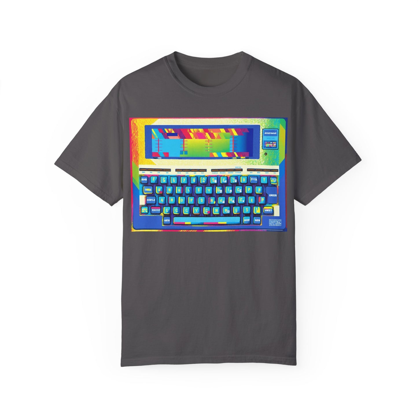 Classic Laptop PC T-Shirt - Print Art Multi-Color