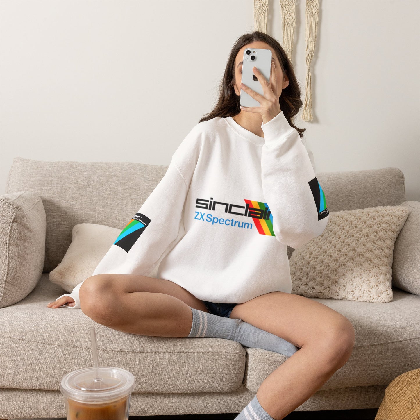 Sinclair Spectrum Classic Gaming Crewneck Sweatshirt