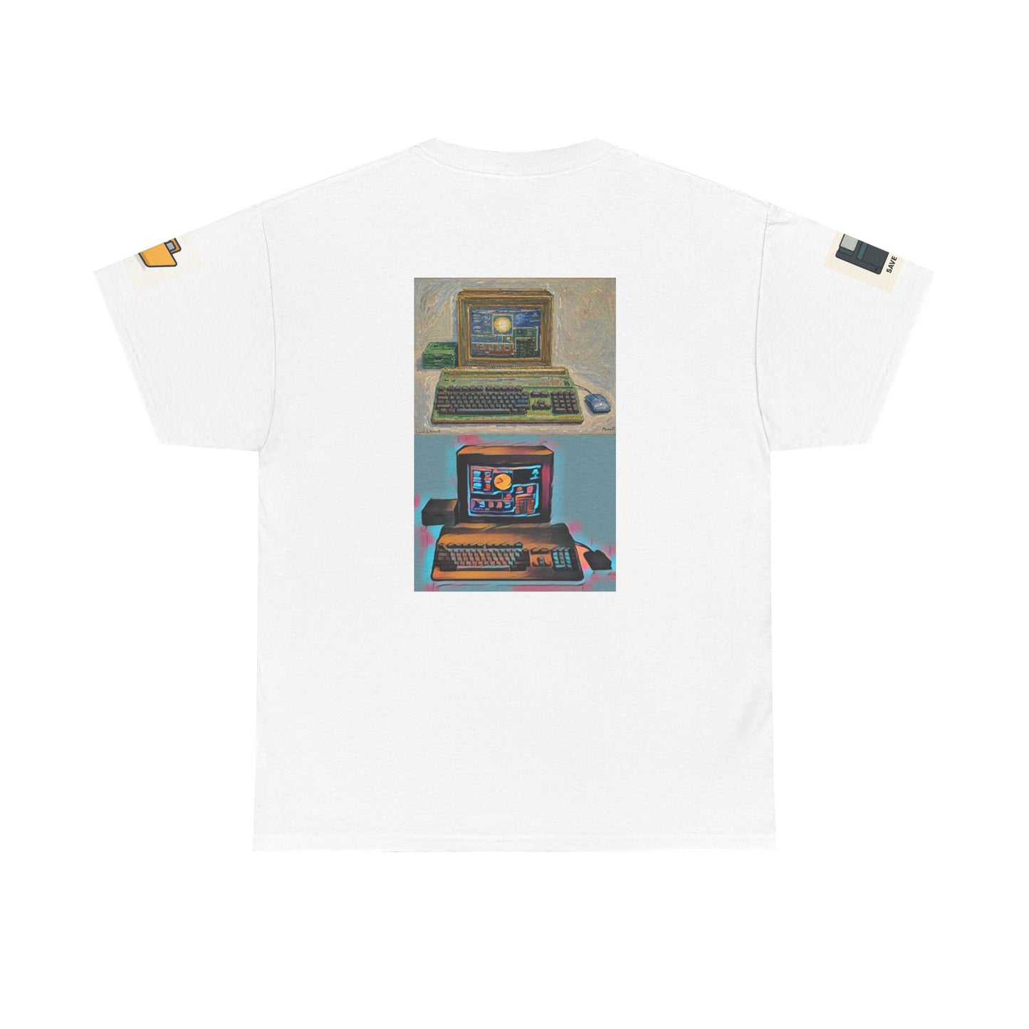 Retro Computer Tee — Vintage PC Graphic T‑Shirt for Tech Lovers