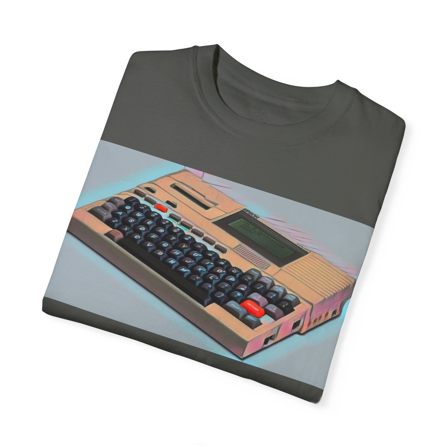 Classic Laptop Computer T-Shirt - Modern Art Color