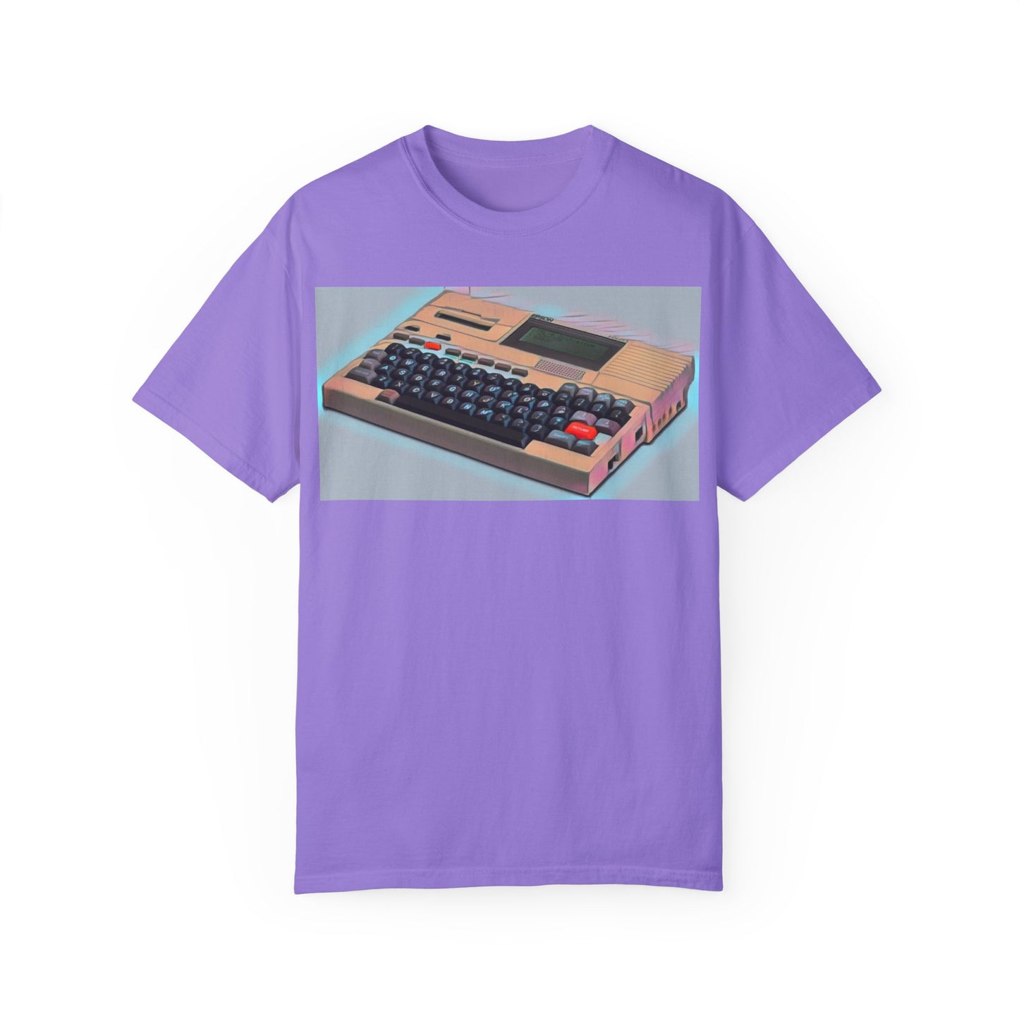 Classic Laptop Computer T-Shirt - Modern Art Color