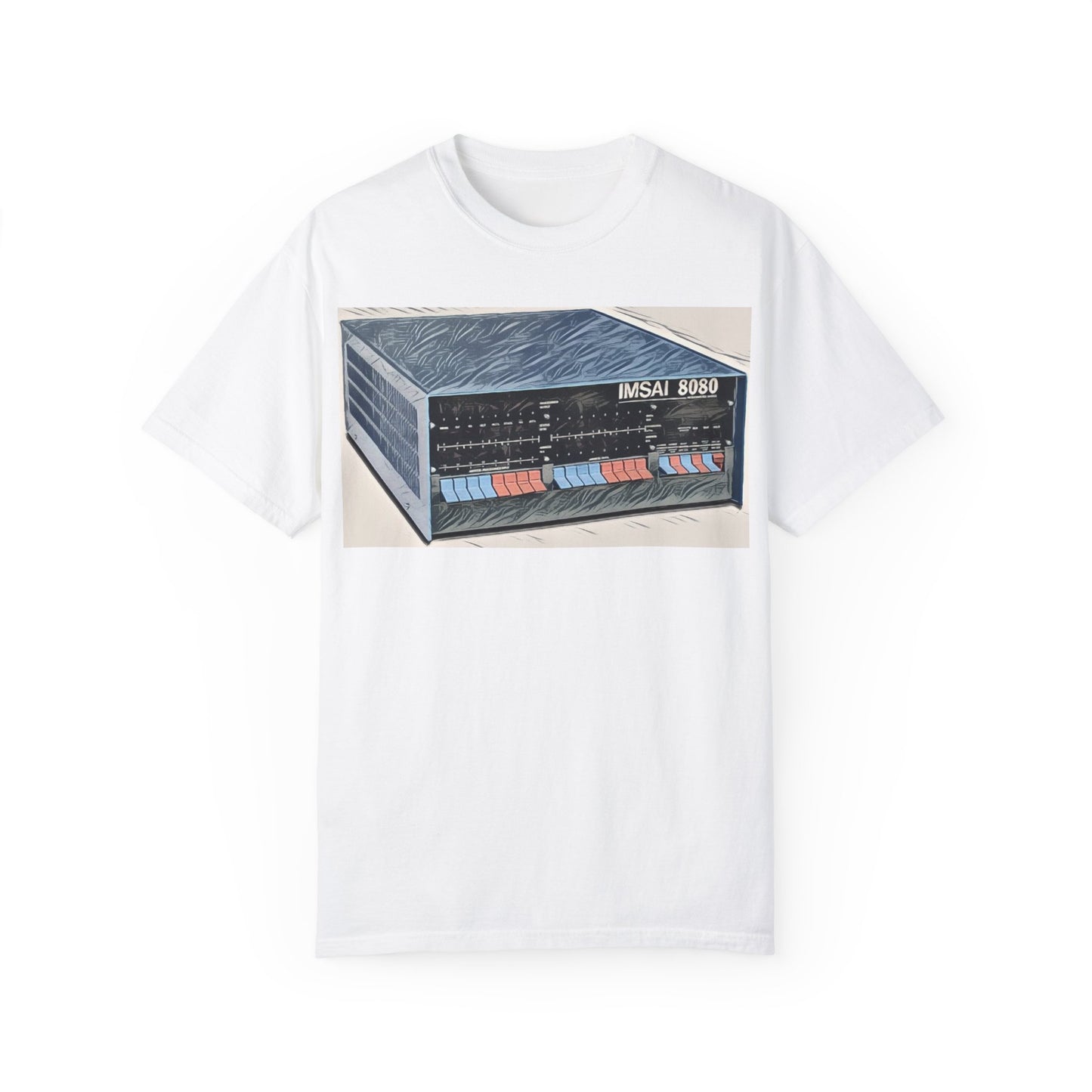 IMSAI 8080 Computer T-Shirt - Ink Art Limited Color