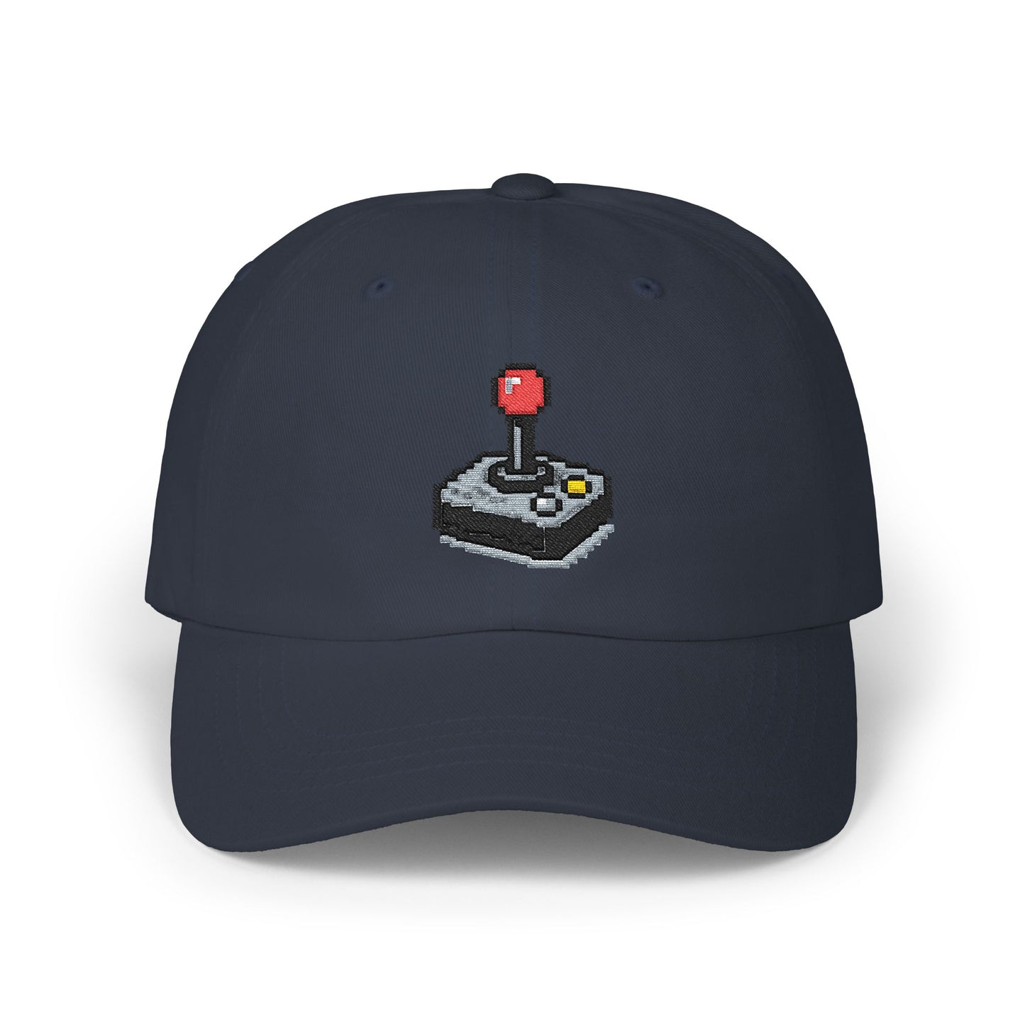 Game Controller Themed Computer Cap with Retro Red Winged Snake Logo - Vintage Athletic Baseball Hat