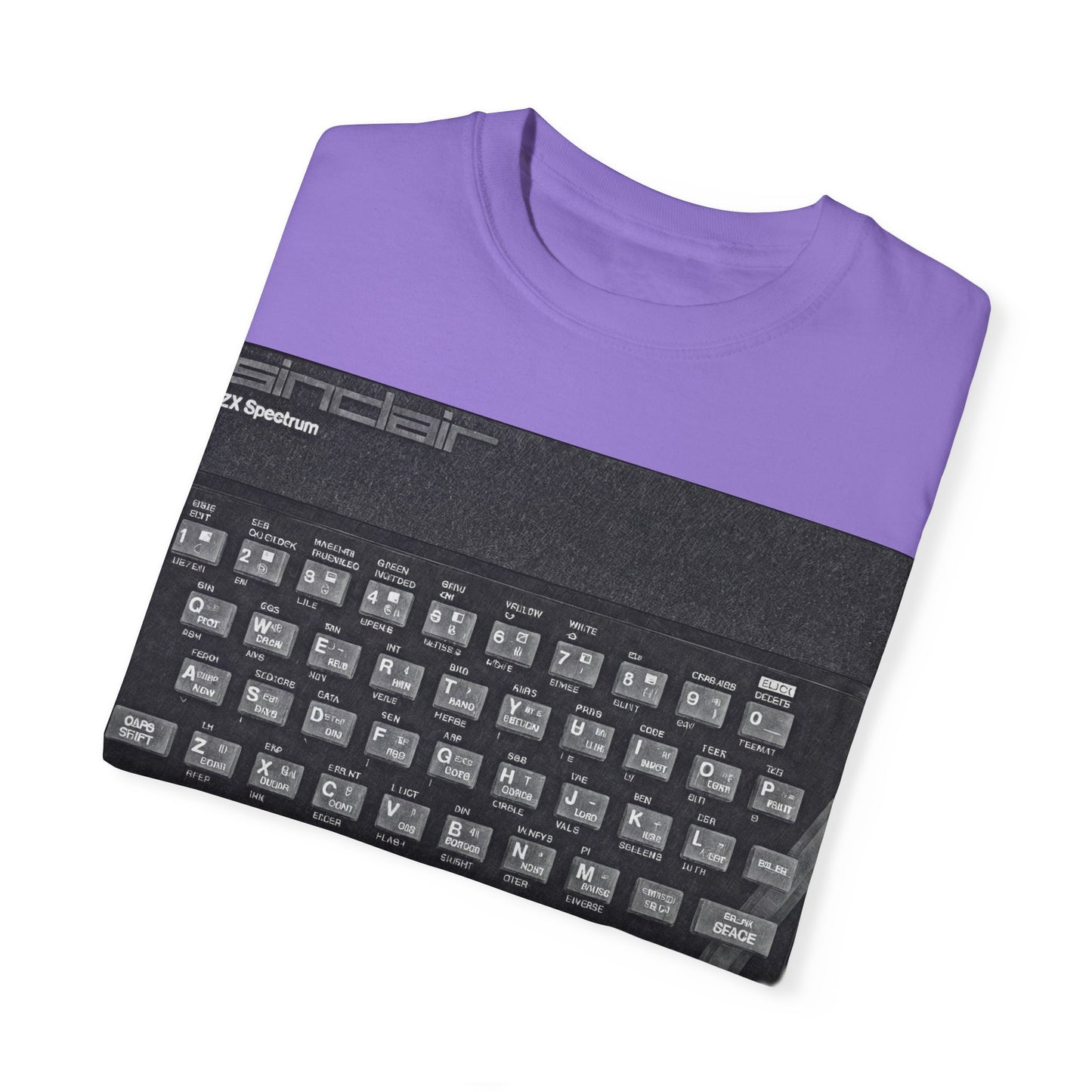 Sinclair Spectrum T-Shirt - Print Art Monochrome