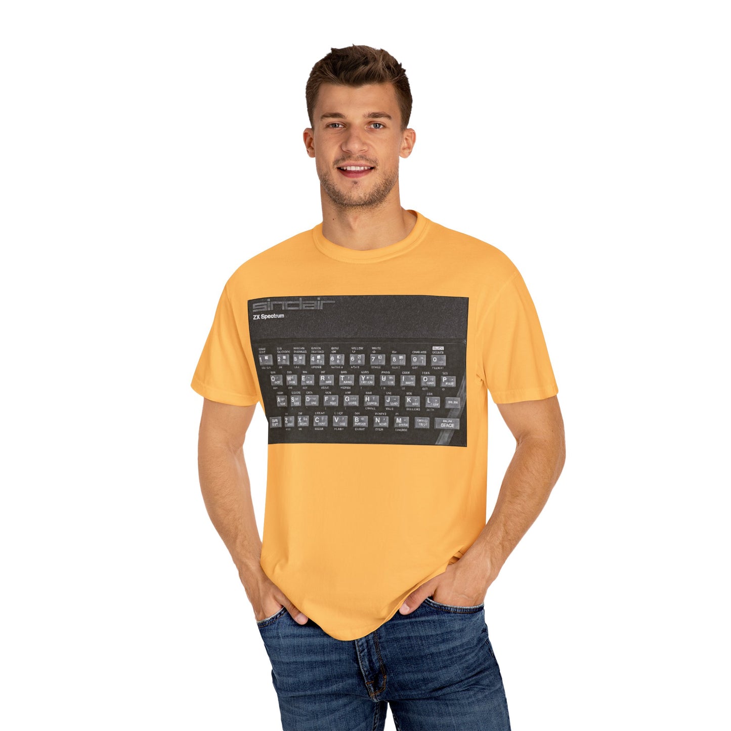 Sinclair Spectrum T-Shirt - Print Art Monochrome