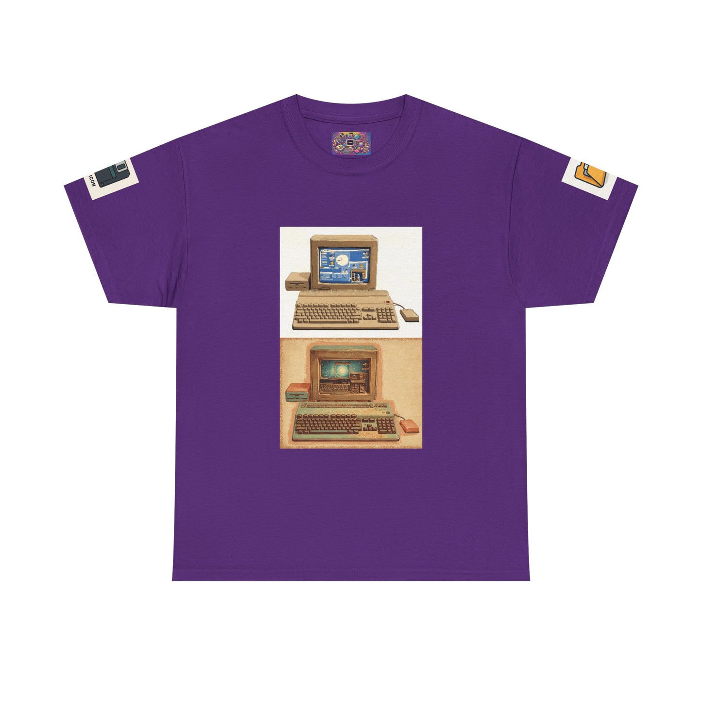 Retro Computer Tee — Vintage PC Graphic T‑Shirt for Tech Lovers
