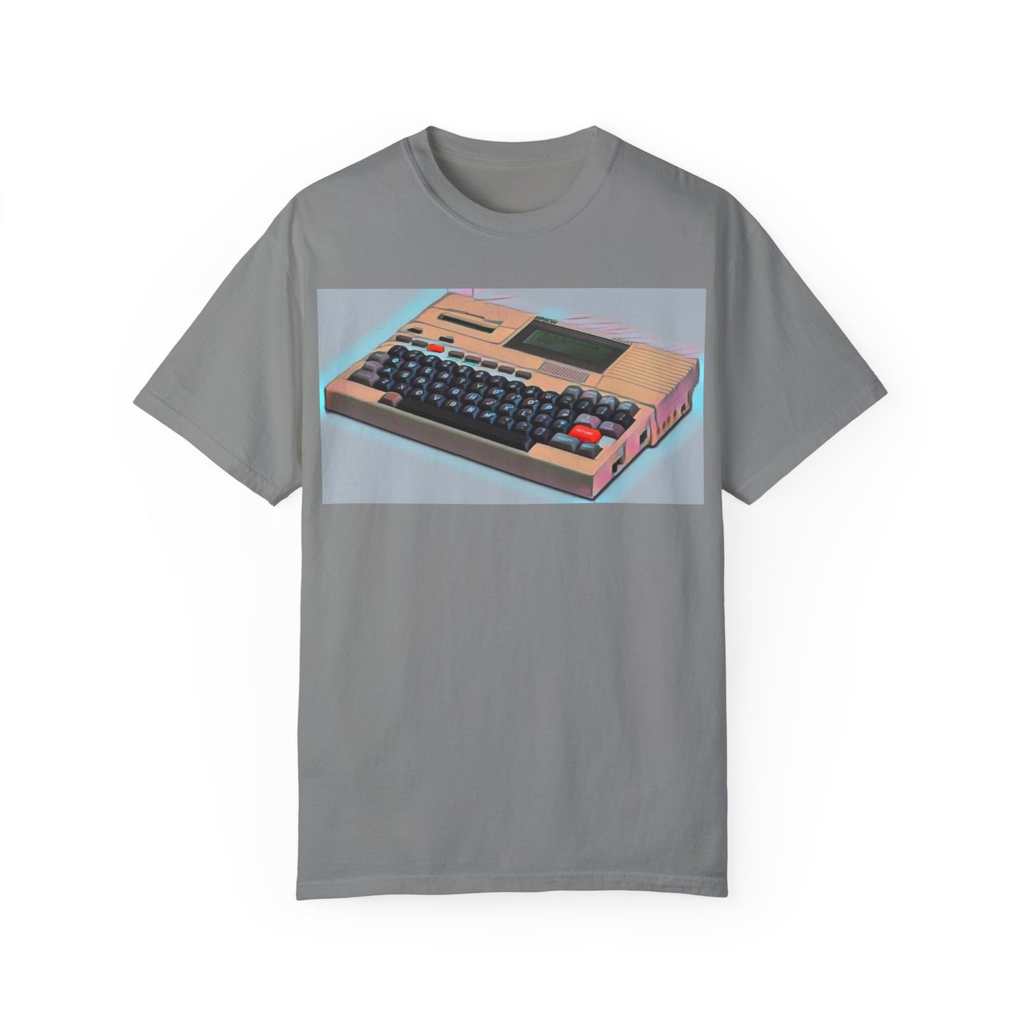 Classic Laptop Computer T-Shirt - Modern Art Color