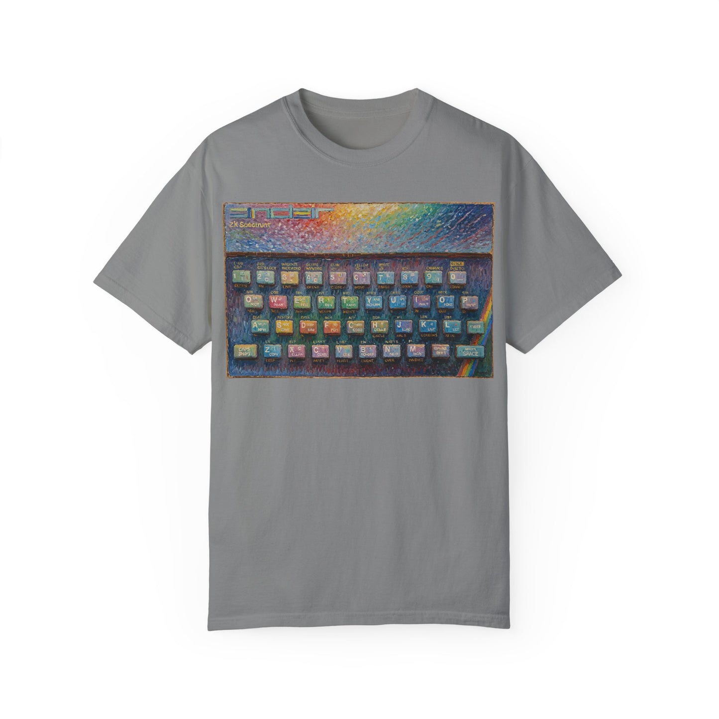 Sinclair Spectrum T-Shirt - Oil Paint Art Color