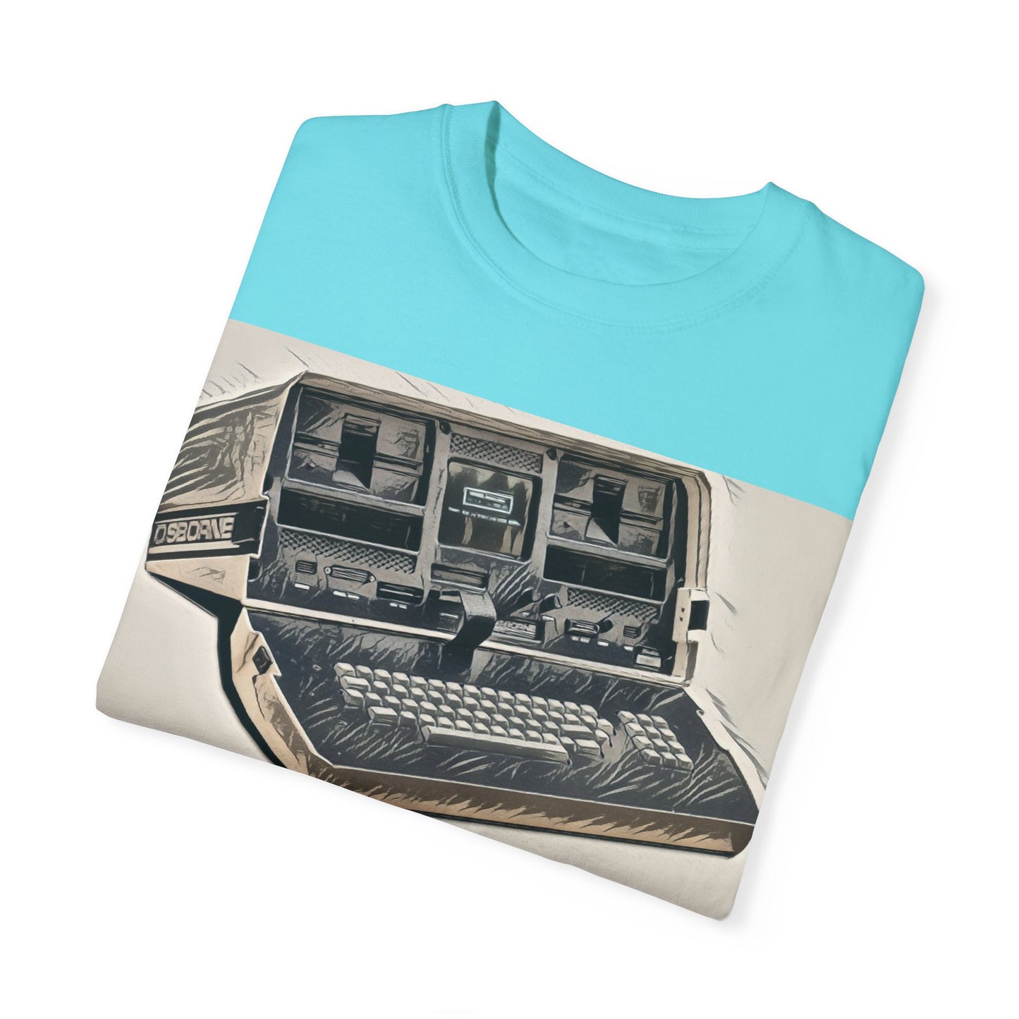 OSBORNE Computer T-Shirt - Ink Art Monochrome