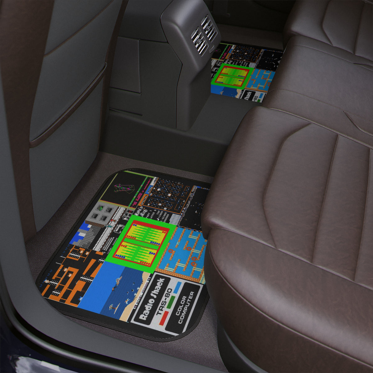 Color Computer Inspired Car Floor Mat