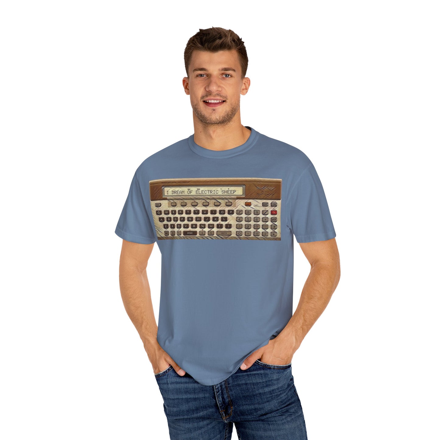 Pocket Computer T-Shirt "I dream of electric sheep..."