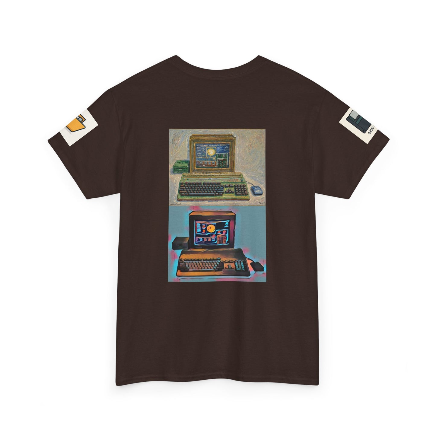 Retro Computer Tee — Vintage PC Graphic T‑Shirt for Tech Lovers