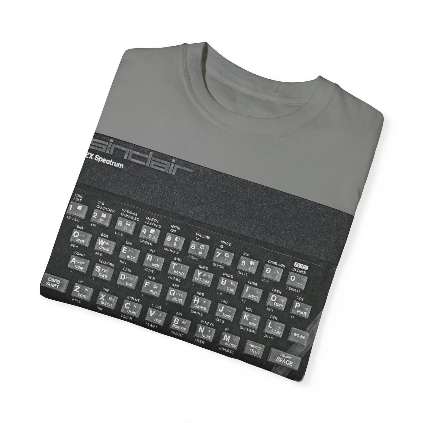 Sinclair Spectrum T-Shirt - Print Art Monochrome