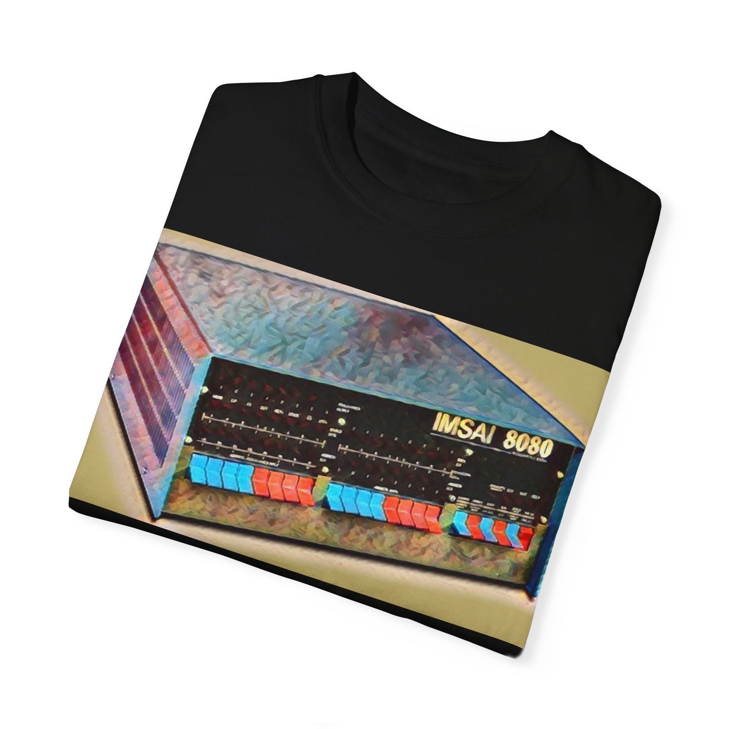 IMSAI 8080 Computer T-Shirt - Paint Art Color