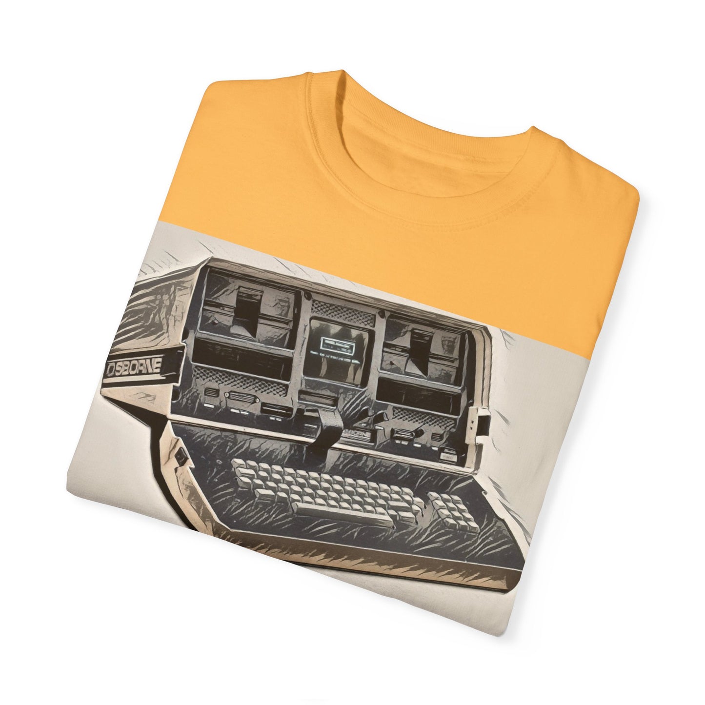 OSBORNE Computer T-Shirt - Ink Art Monochrome