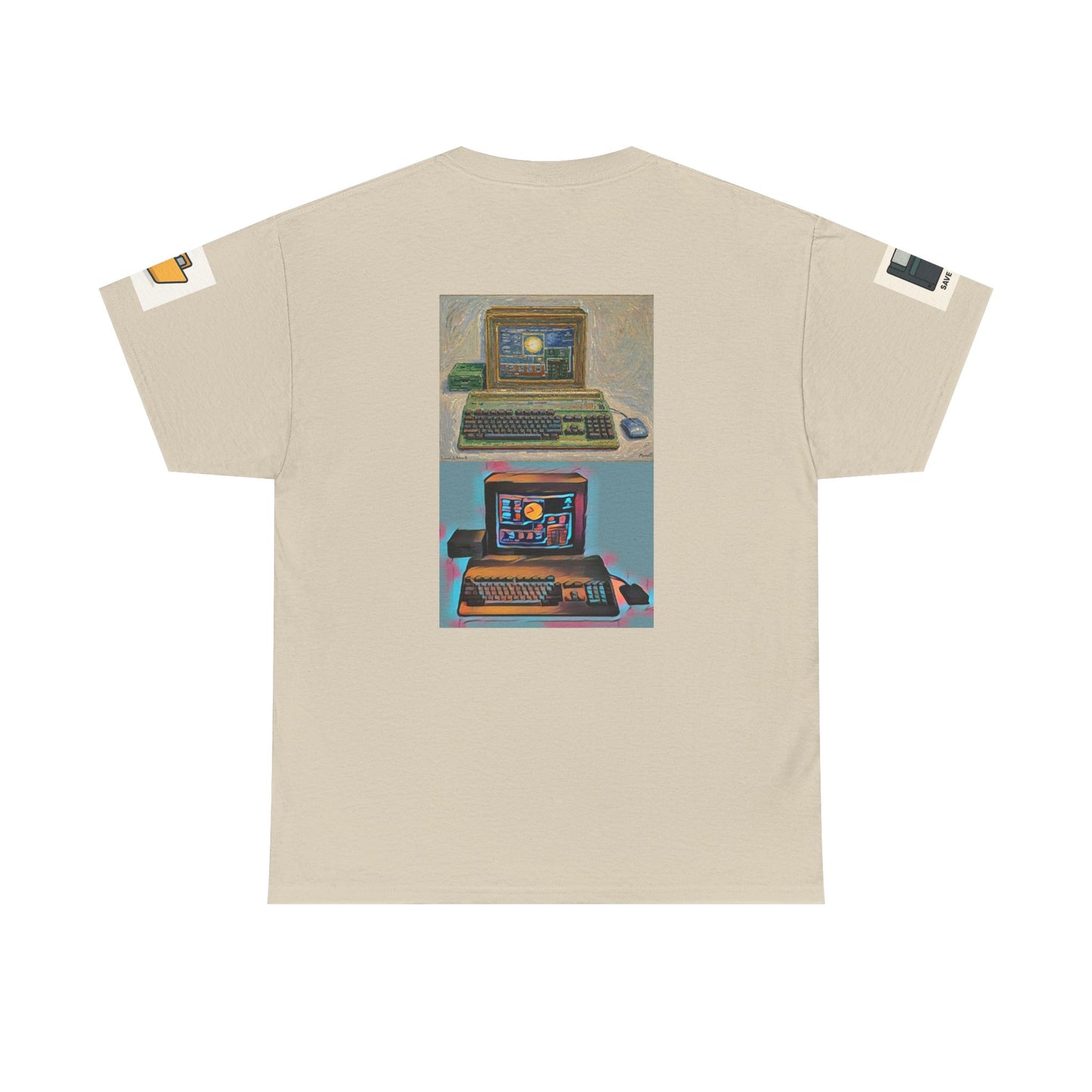 Retro Computer Tee — Vintage PC Graphic T‑Shirt for Tech Lovers