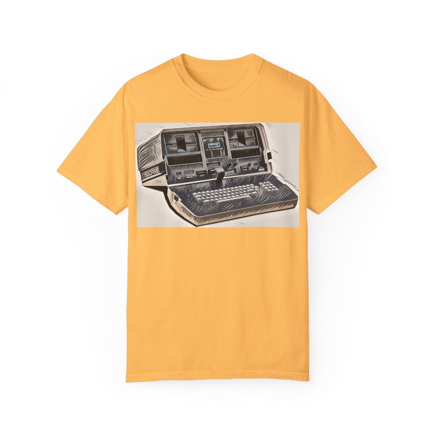 OSBORNE Computer T-Shirt - Ink Art Monochrome